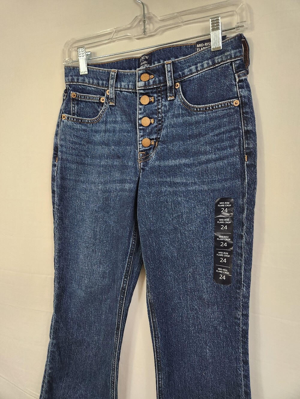 J.crew Mid Rise Flare Crop - Picture 3 of 8